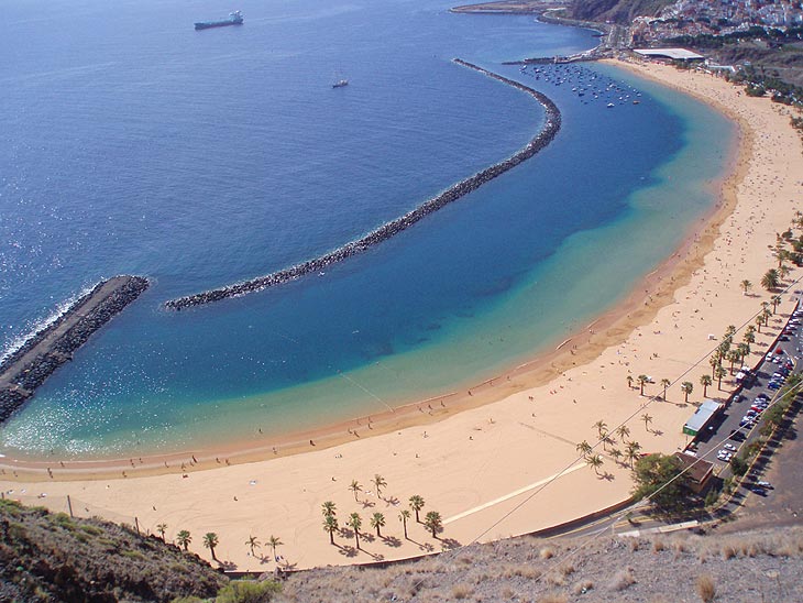 Playa de Las Teresitas auf Teneriffa