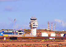 Tower auf dem Flughafen